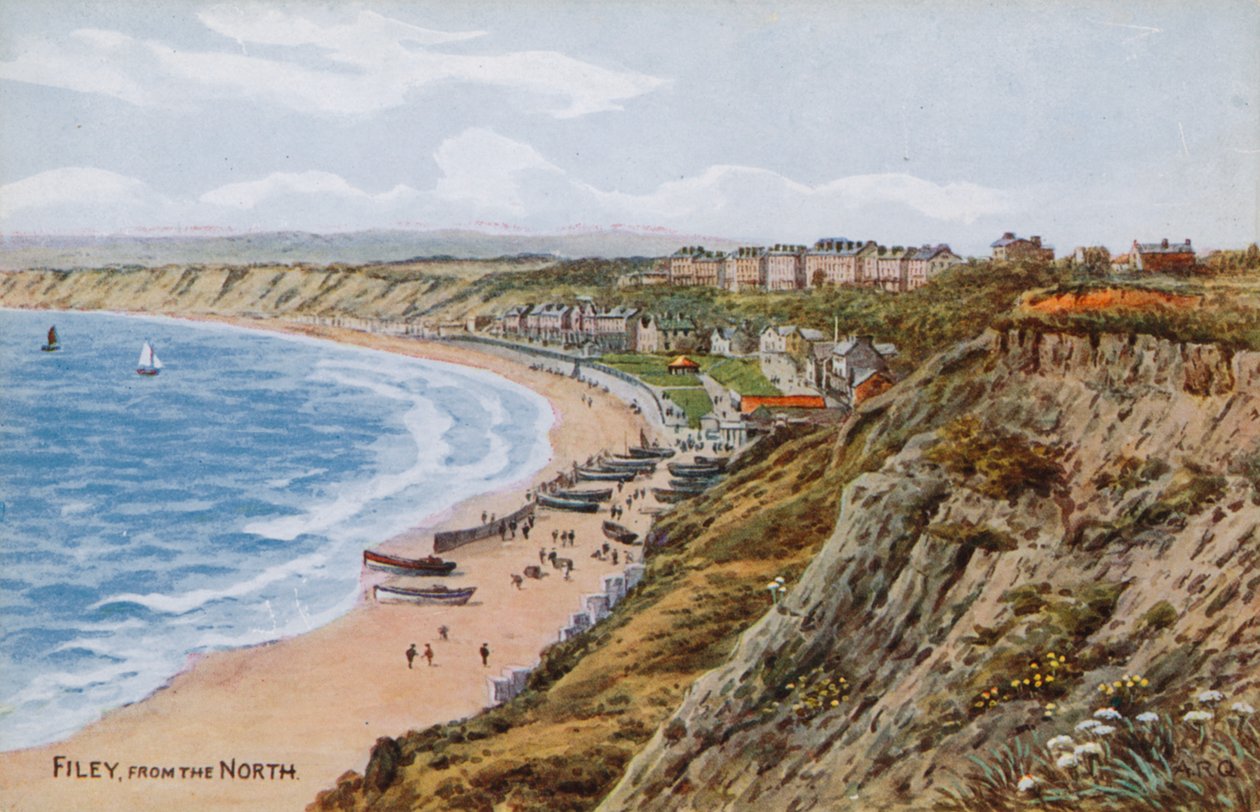 Filey, depuis le Nord - Alfred Robert Quinton