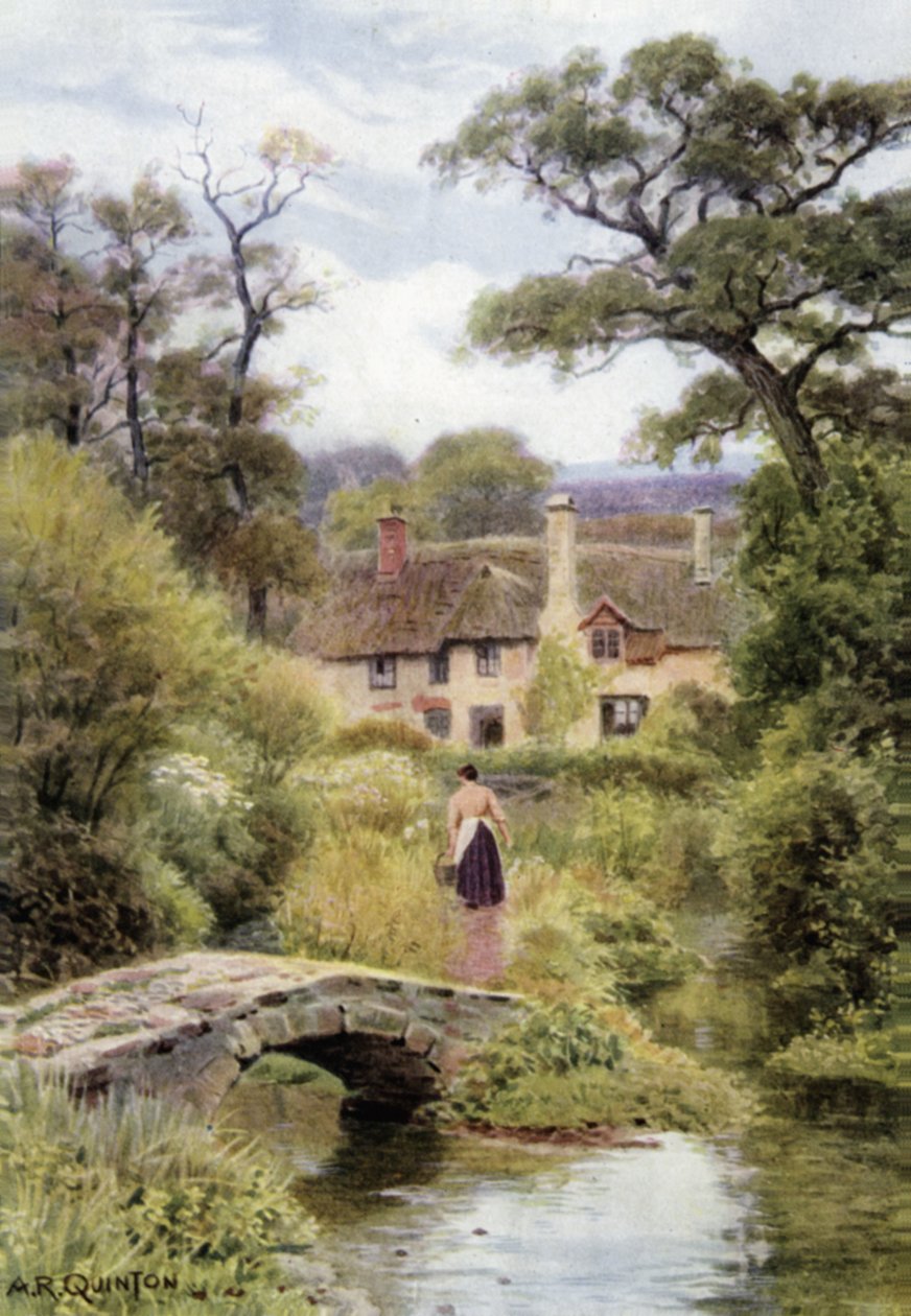 Passerelle, près de Porlock, Somerset - Alfred Robert Quinton