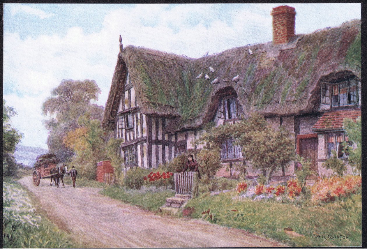 Great Comberton, Worcester, de The Cottages and the Village Life of Rural England publié par Dent & Sons Limited, 1912 - Alfred Robert Quinton