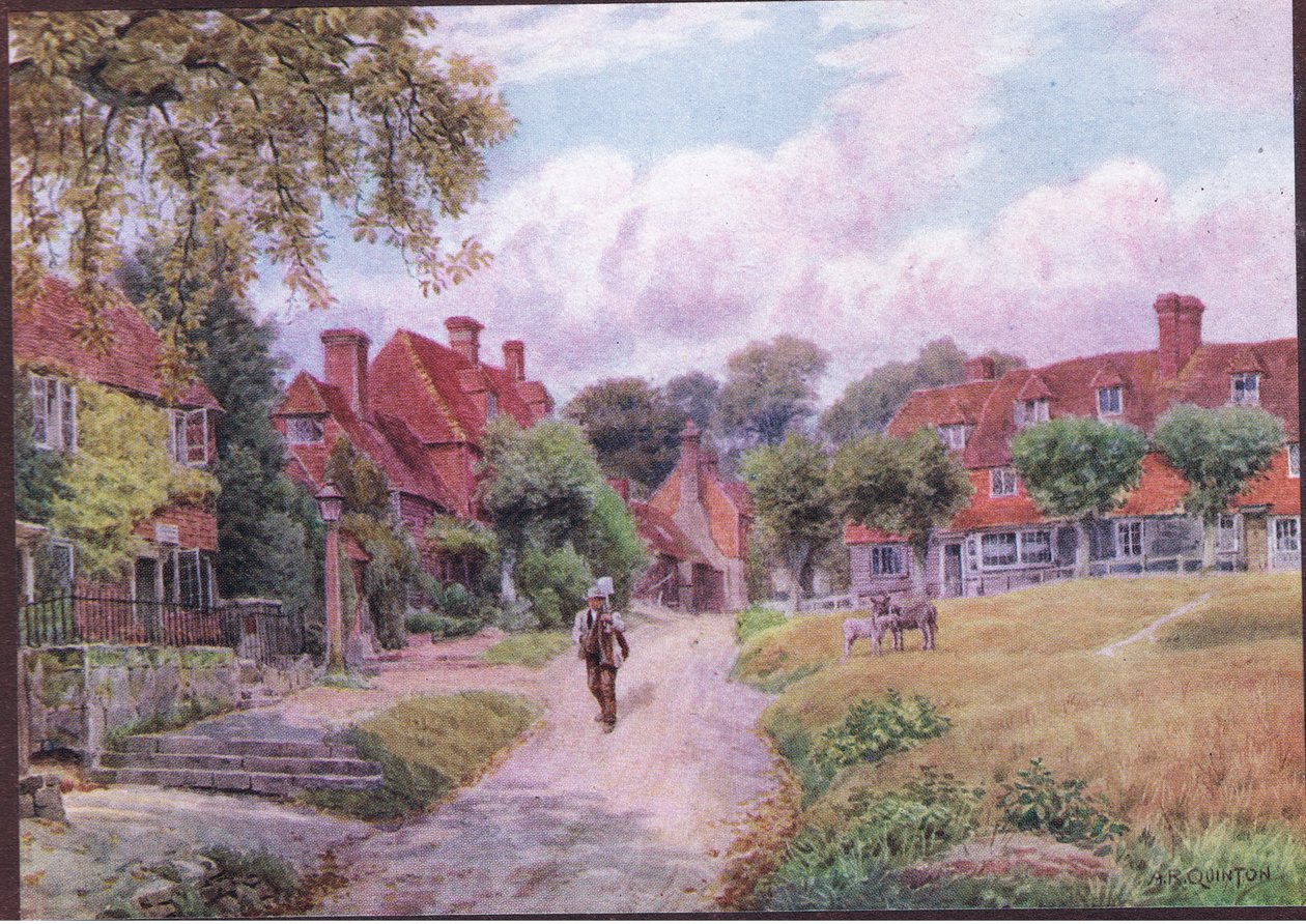 Groombridge, Kent, de The Cottages and the Village Life of Rural England publié par Dent & Sons Limited, 1912 - Alfred Robert Quinton