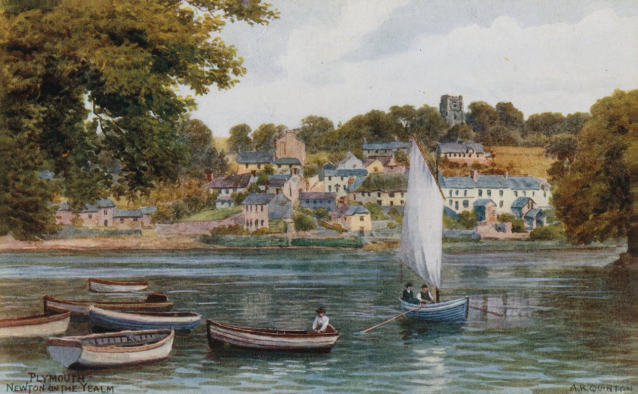 Plymouth, Newton sur le Yealm - Alfred Robert Quinton