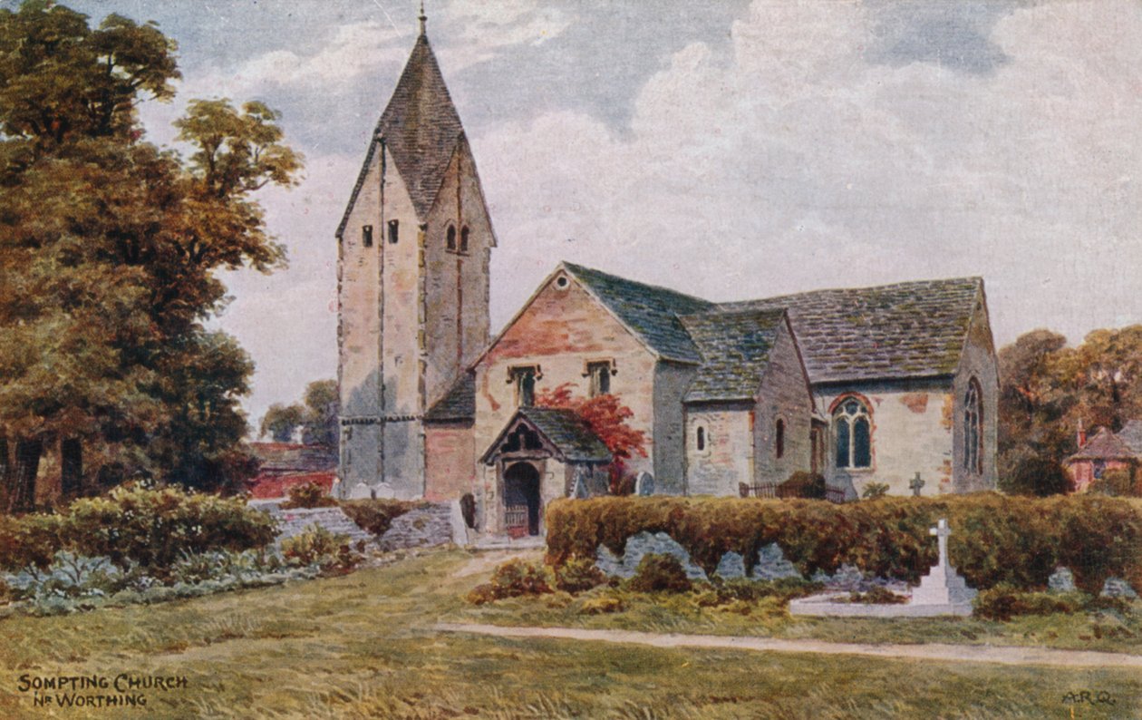 Église de Sompting près de Worthing - Alfred Robert Quinton