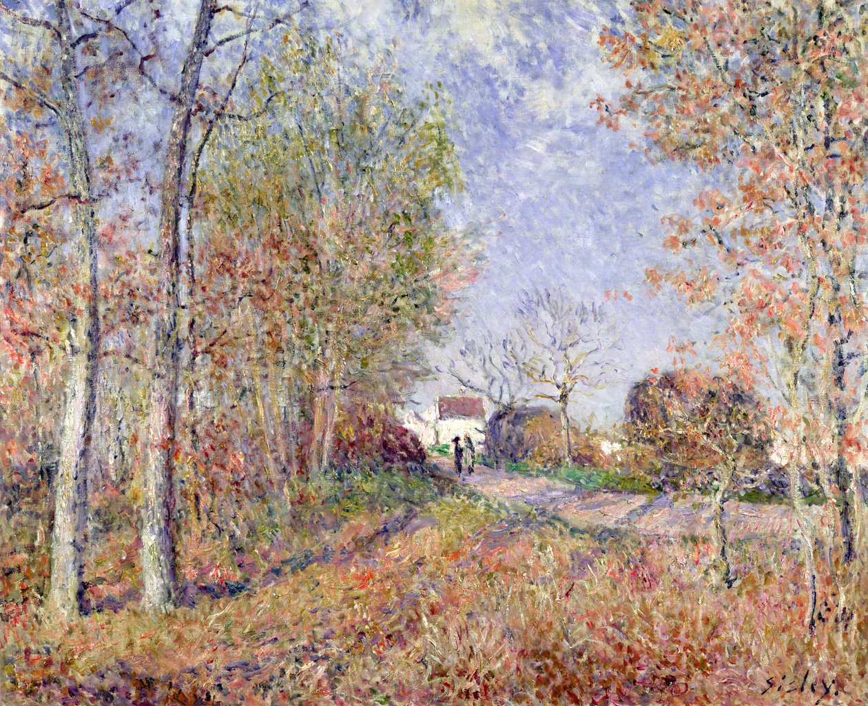 Un coin des bois à Sablons, 1883 - Alfred Sisley
