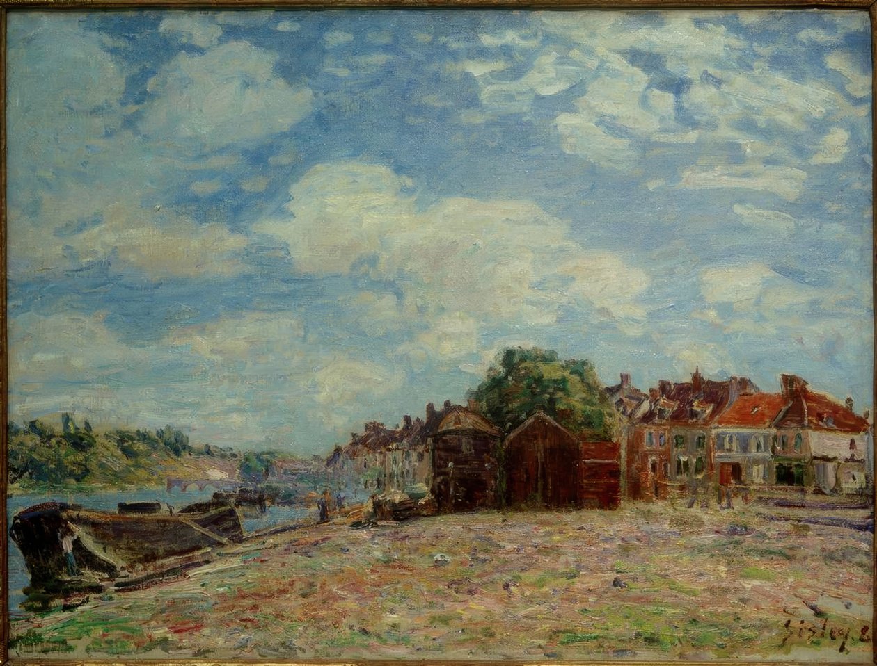 Le Loing à Saint-Mammès - Alfred Sisley