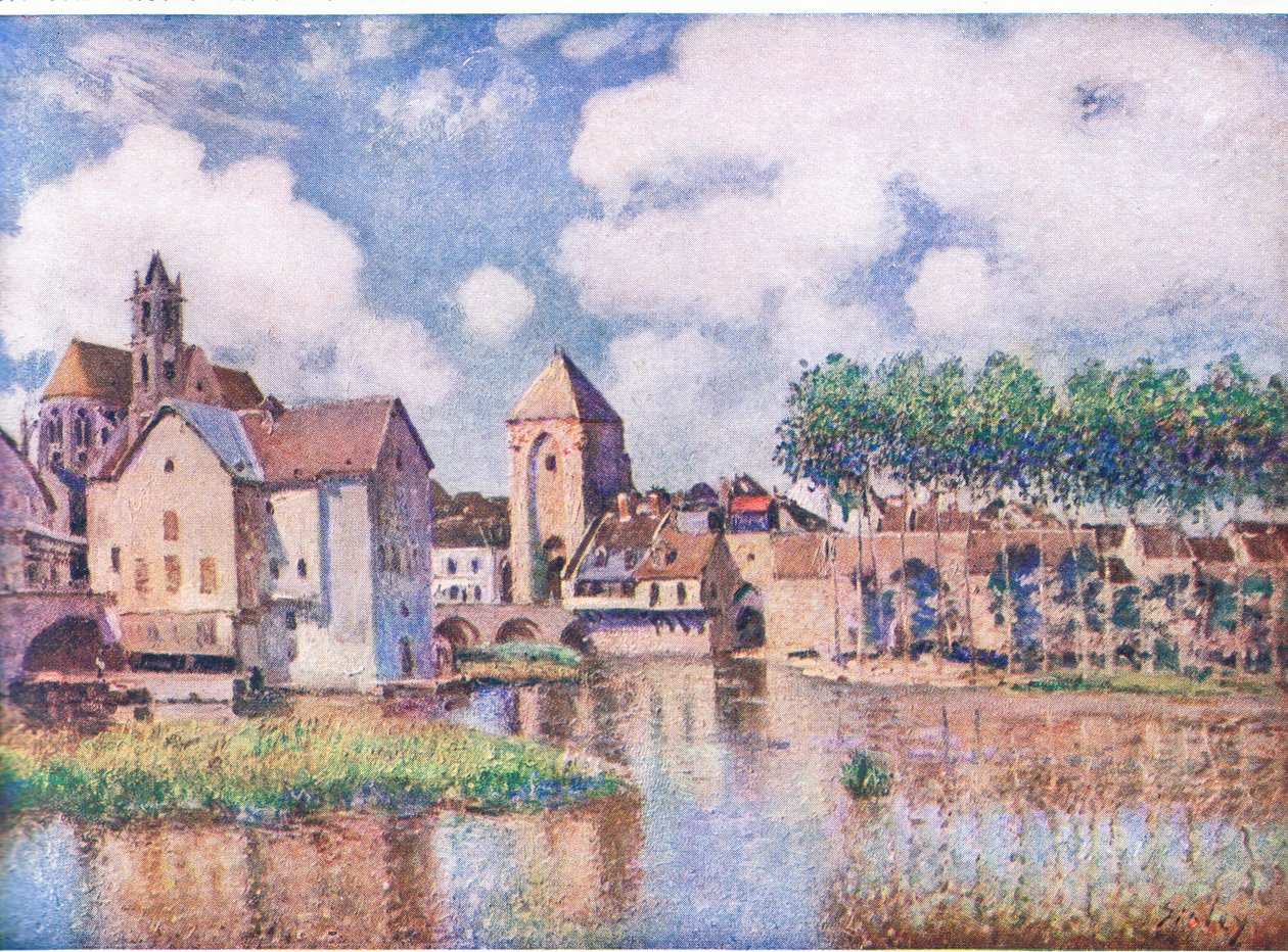 Le Pont de Moret - Alfred Sisley