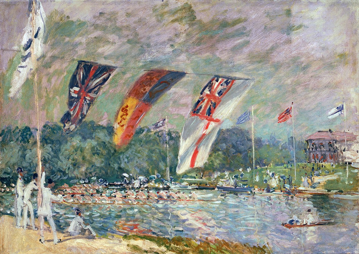 Régate à Molesey, 1874 - Alfred Sisley