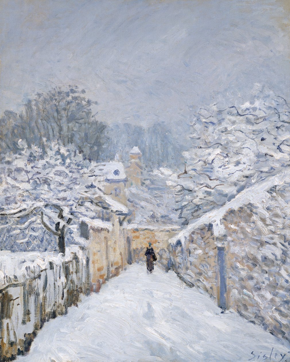 Neige à Louveciennes, 1878 - Alfred Sisley