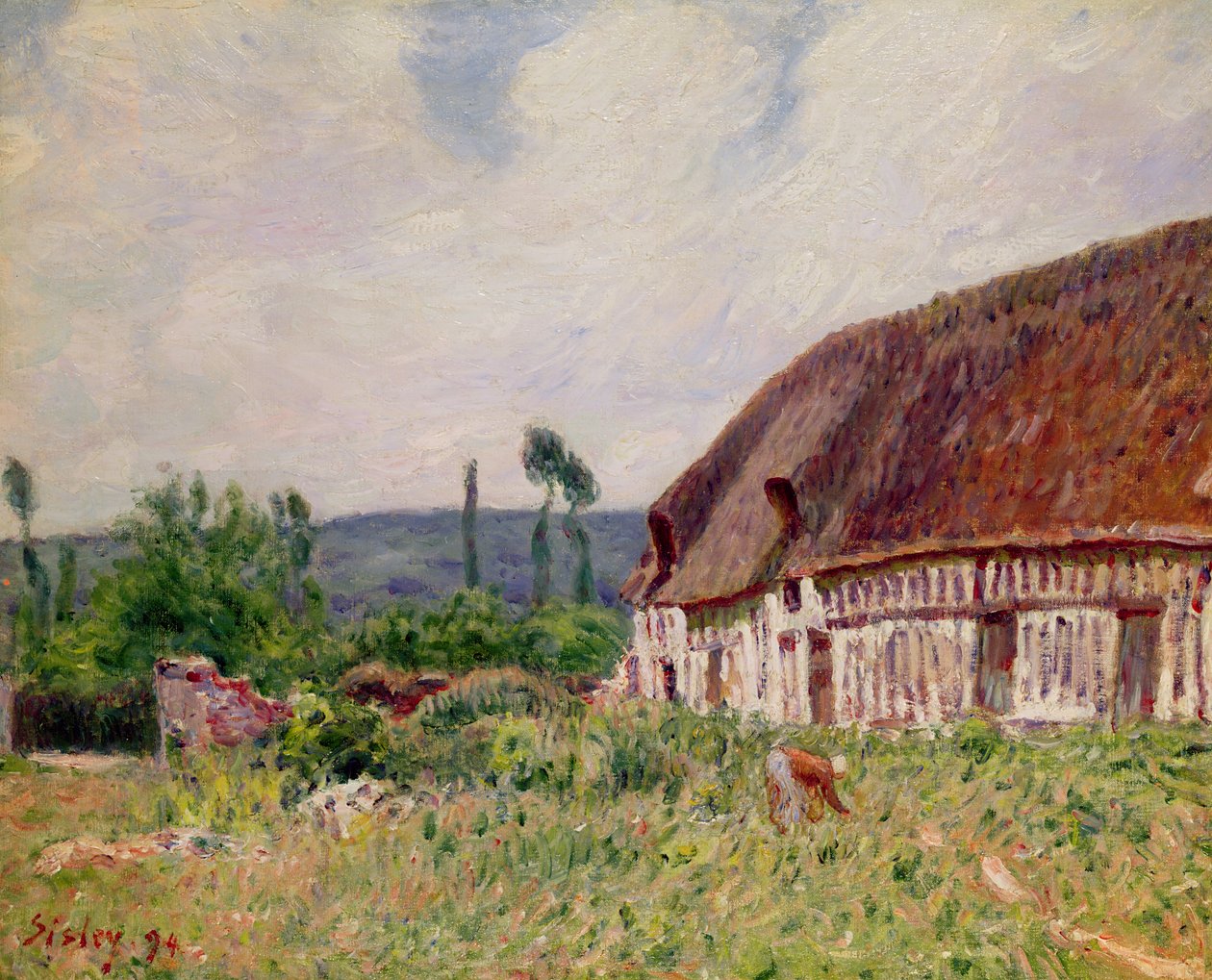 Chaumière en Normandie, 1894 - Alfred Sisley