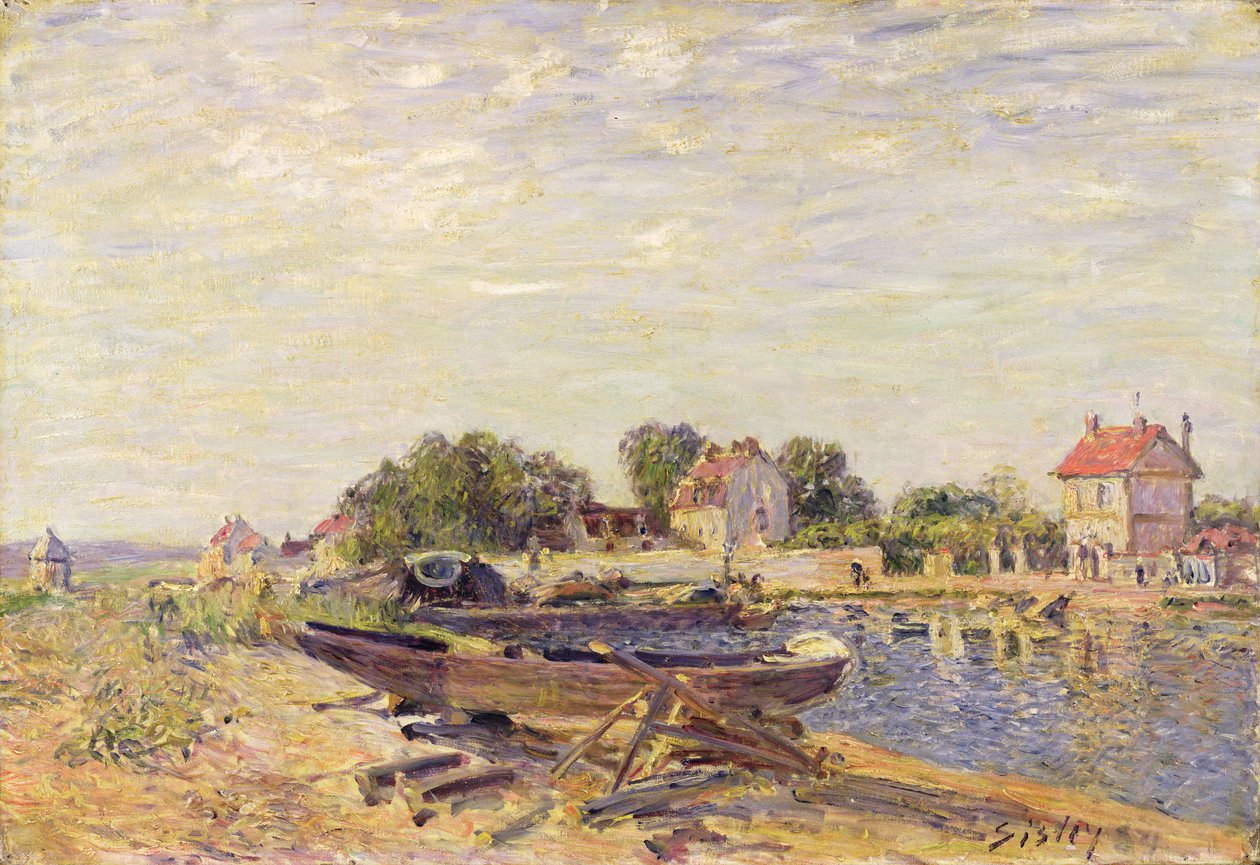 Le Loing à Saint-Mammès - Alfred Sisley
