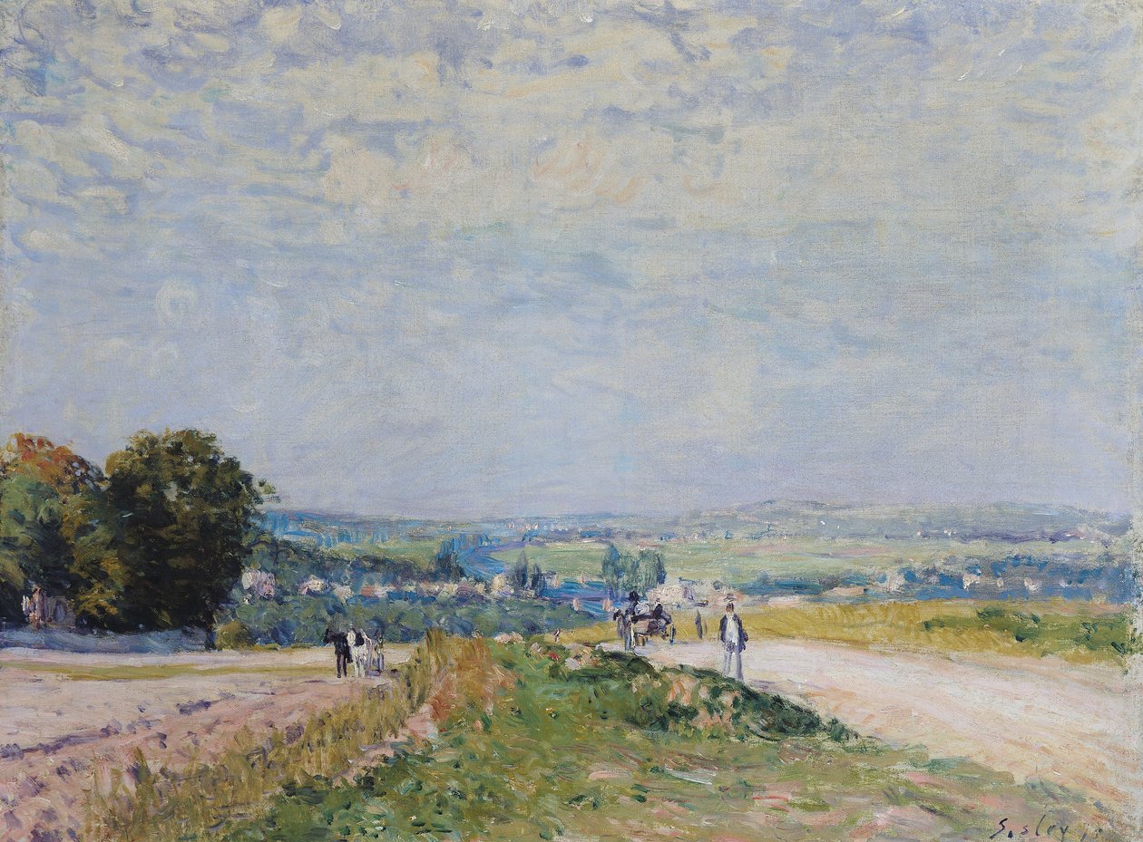 La Route de Montbuisson à Louveciennes, 1875 - Alfred Sisley