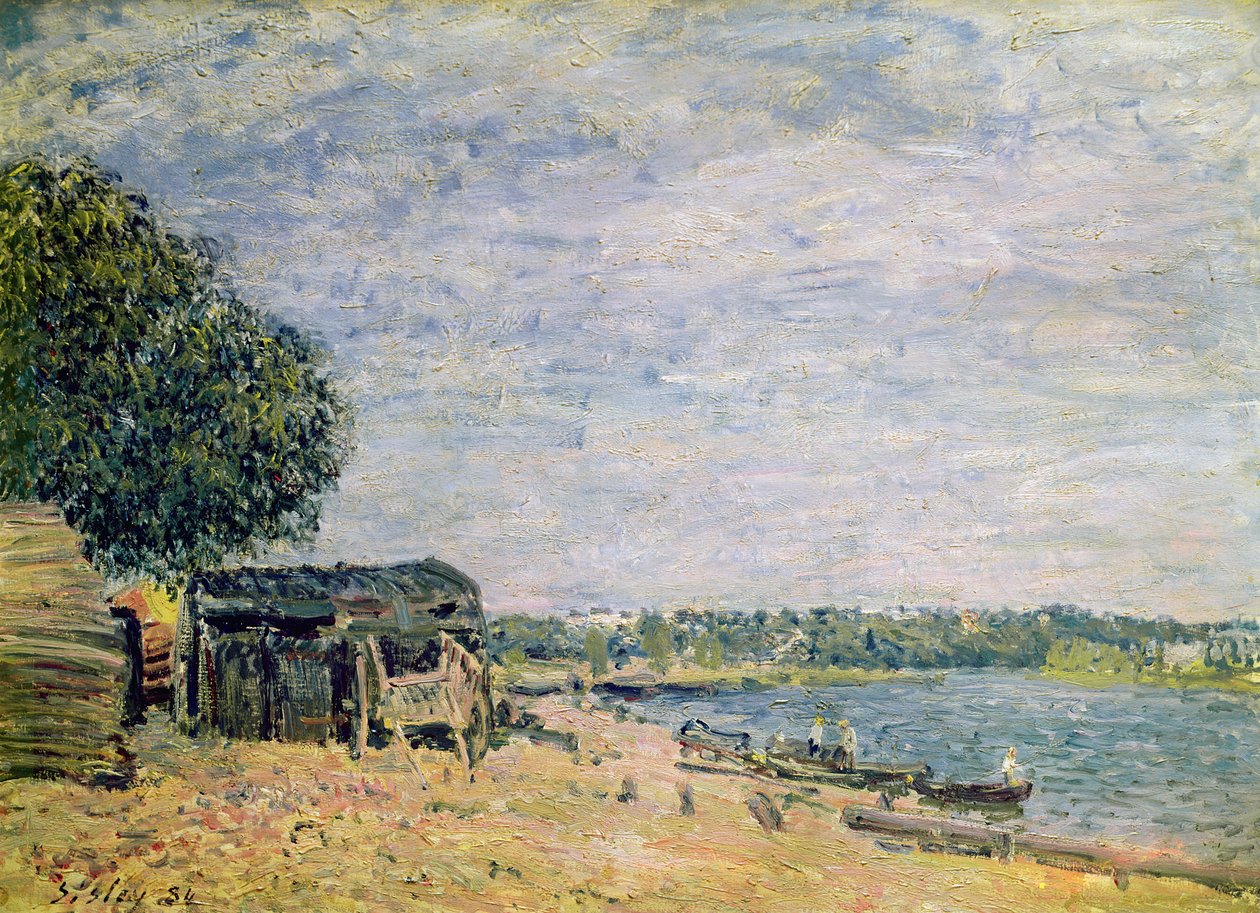 Le paysage de Saint-Mammes, 1884 - Alfred Sisley