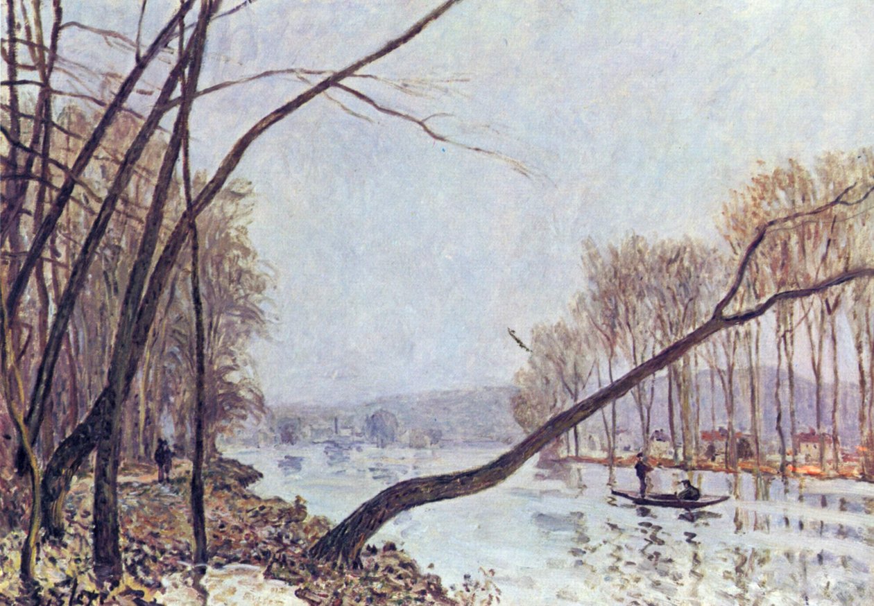 Rives de la Seine en automne - Alfred Sisley
