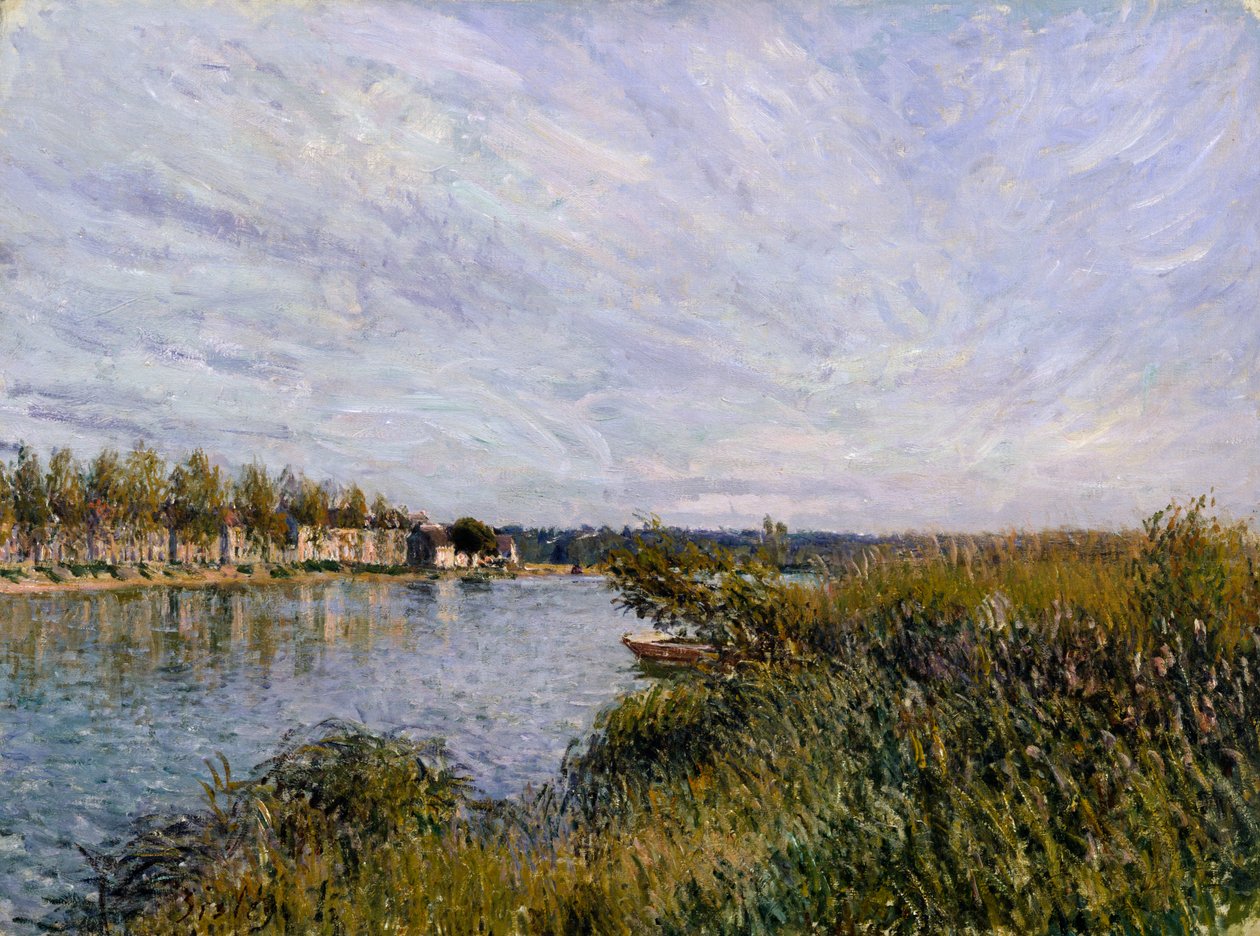 Vue de Saint-Mammès - Alfred Sisley