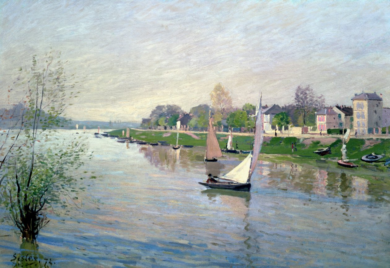 La Seine à Argenteuil, 1872 - Alfred Sisley