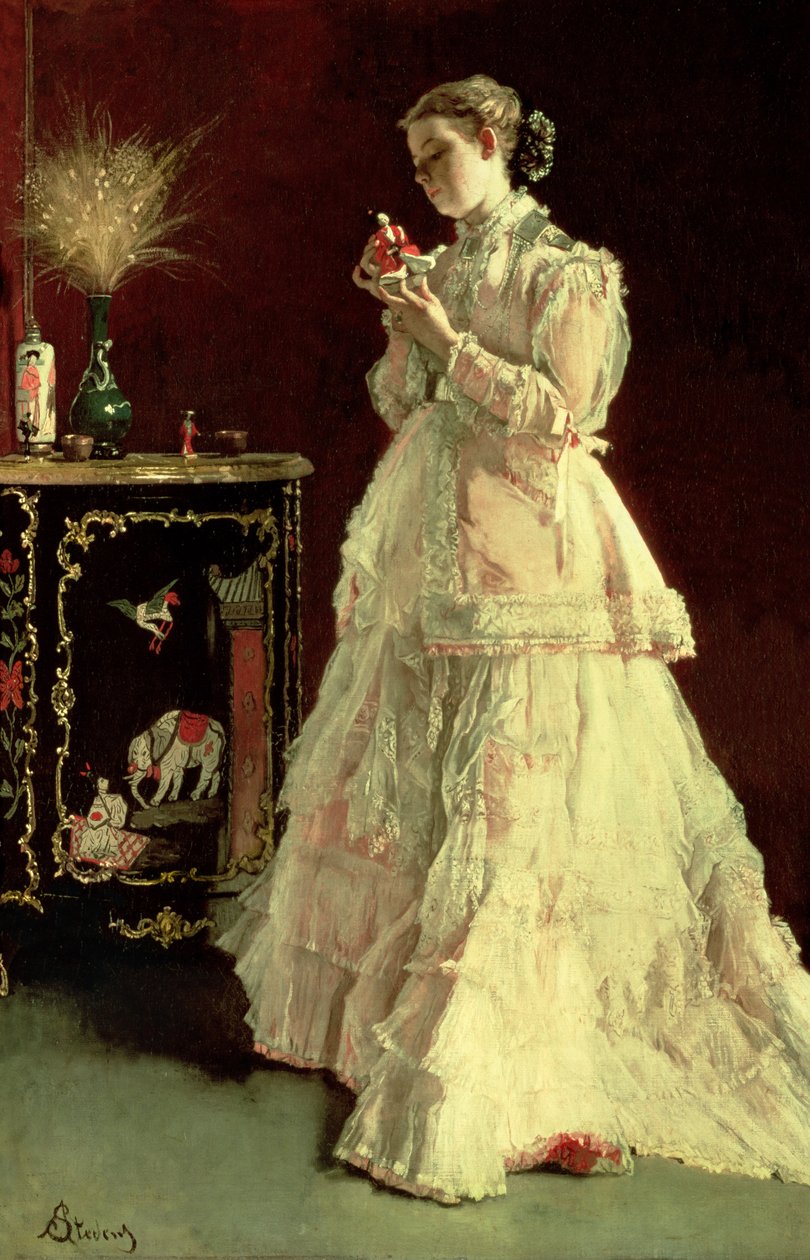 La Dame en rose, 1867 - Alfred Emile Stevens