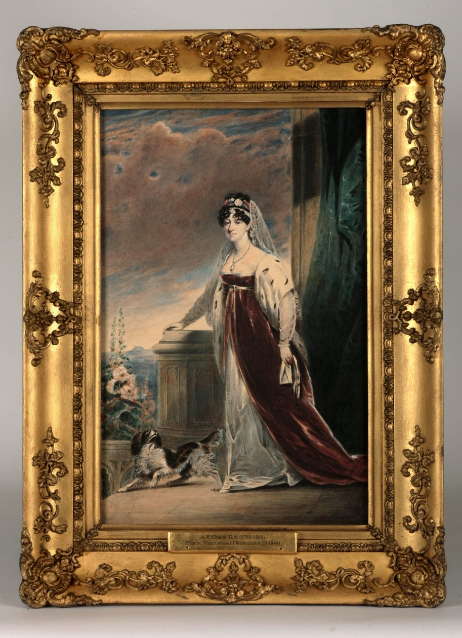 Portrait de Lady Eleanor Egerton, c.1820 - Alfred Edward Chalon