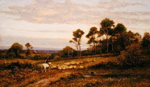 Un Pâturage dans le Surrey - Alfred Augustus Glendening