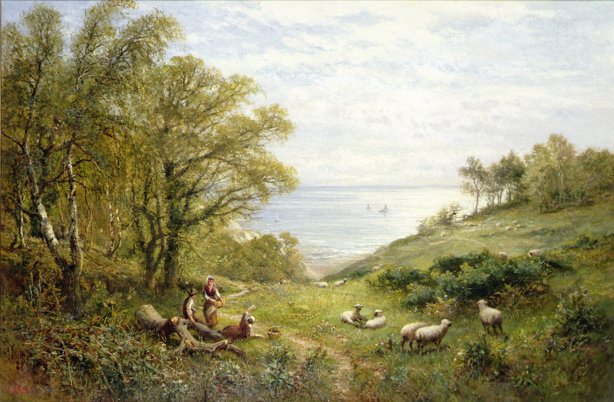 Au bord de la mer - Alfred Augustus Glendening