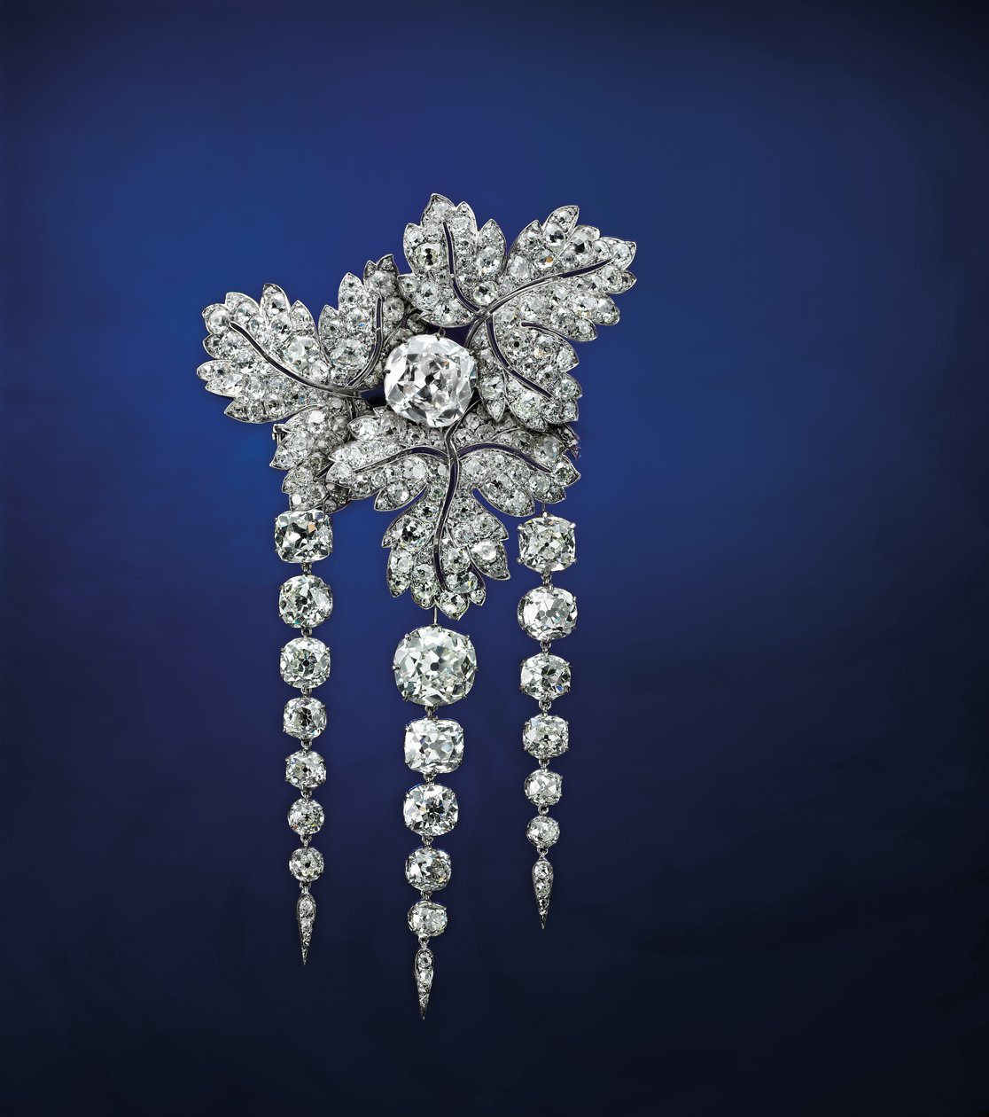 Broche "Feuilles de Groseillier", vers 1855 - Alfred Bapst