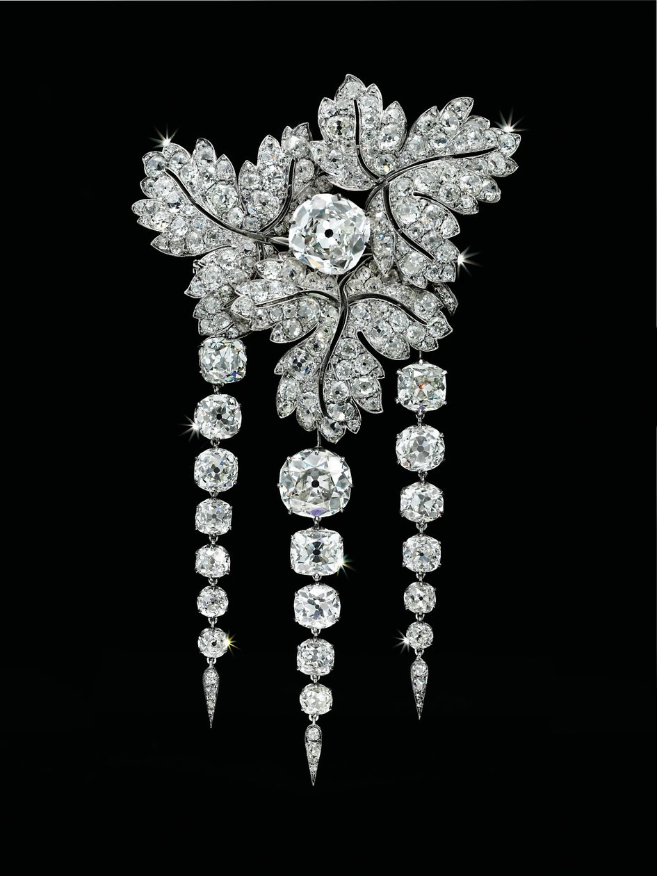 Broche "Feuilles de Groseillier", vers 1855 - Alfred Bapst