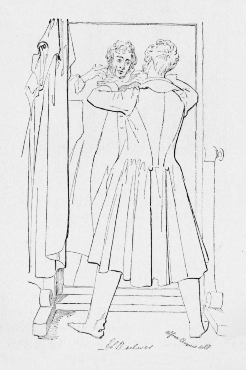 Edward Bulwer, Lord Lytton, vers 1835, 1904 - Alfred Crowquill