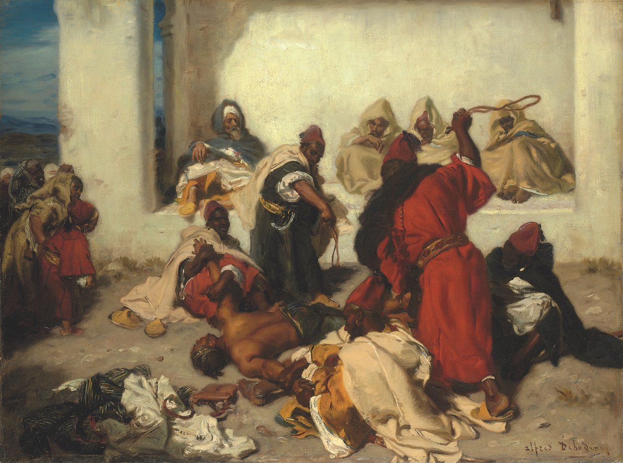 Le voleur capturé - Alfred Dehodencq