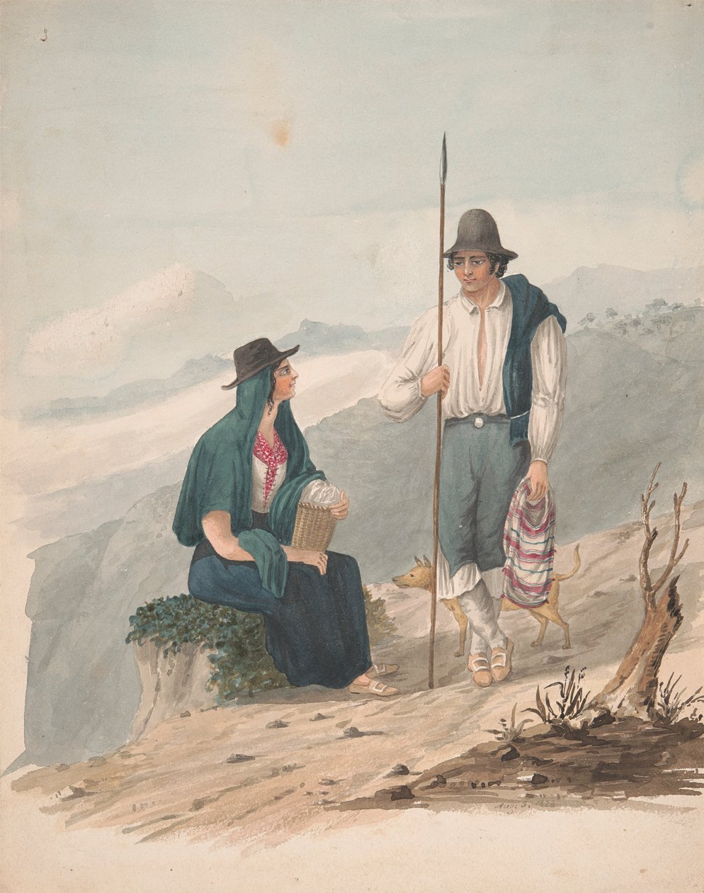 Homme et femme de Chasna-Tenerife - Alfred Diston
