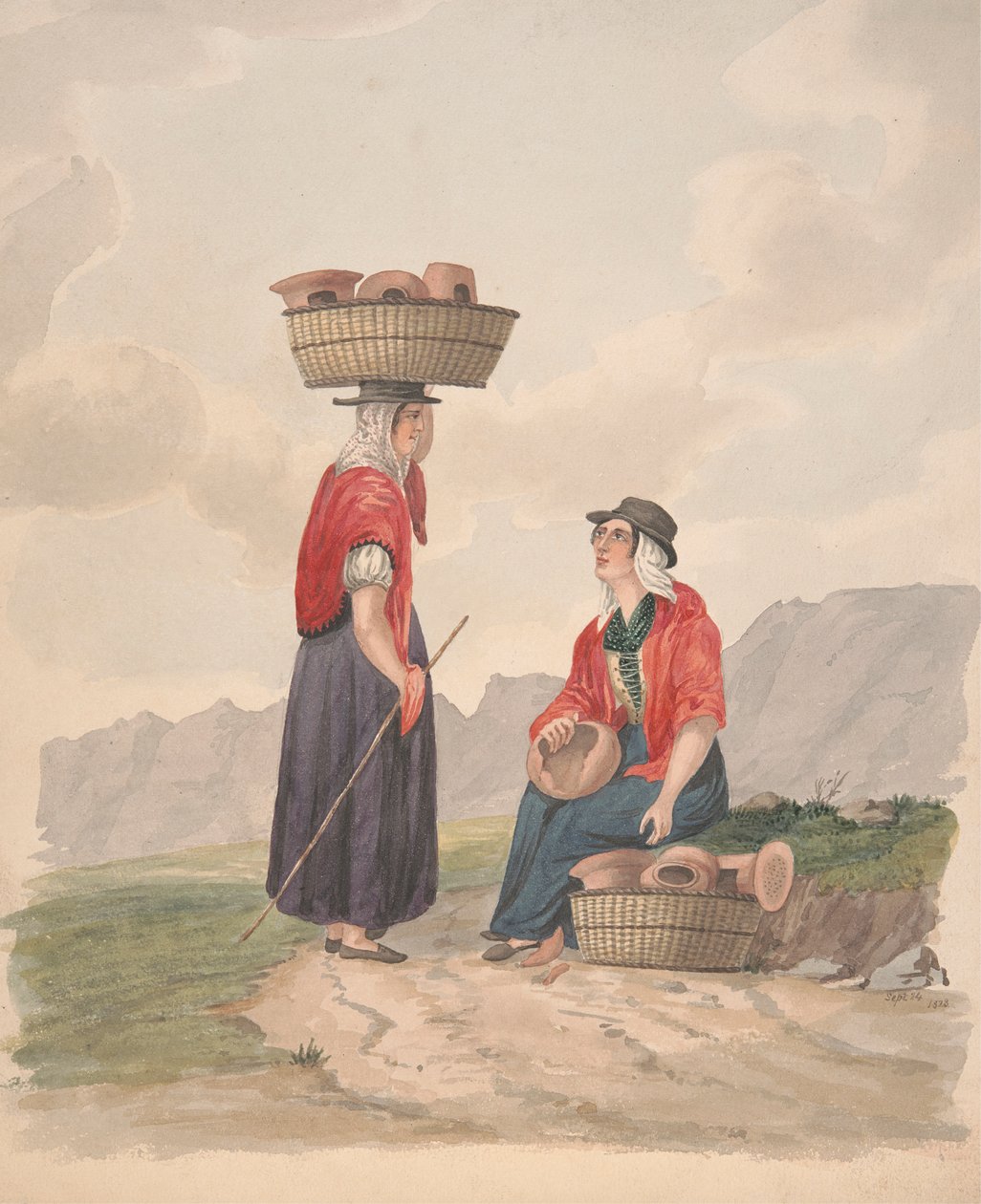 Tenerife - Femmes de Candelaria - Alfred Diston