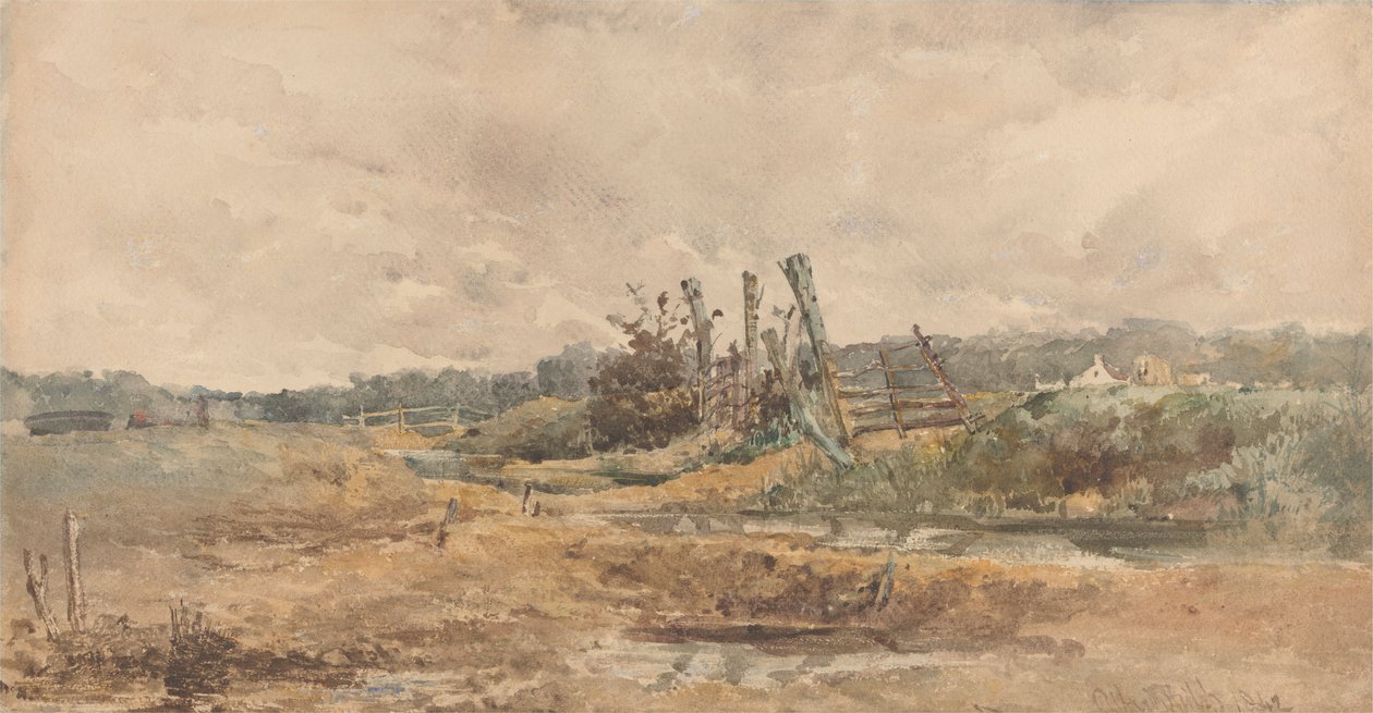 Paysage fluvial - Alfred Downing Fripp