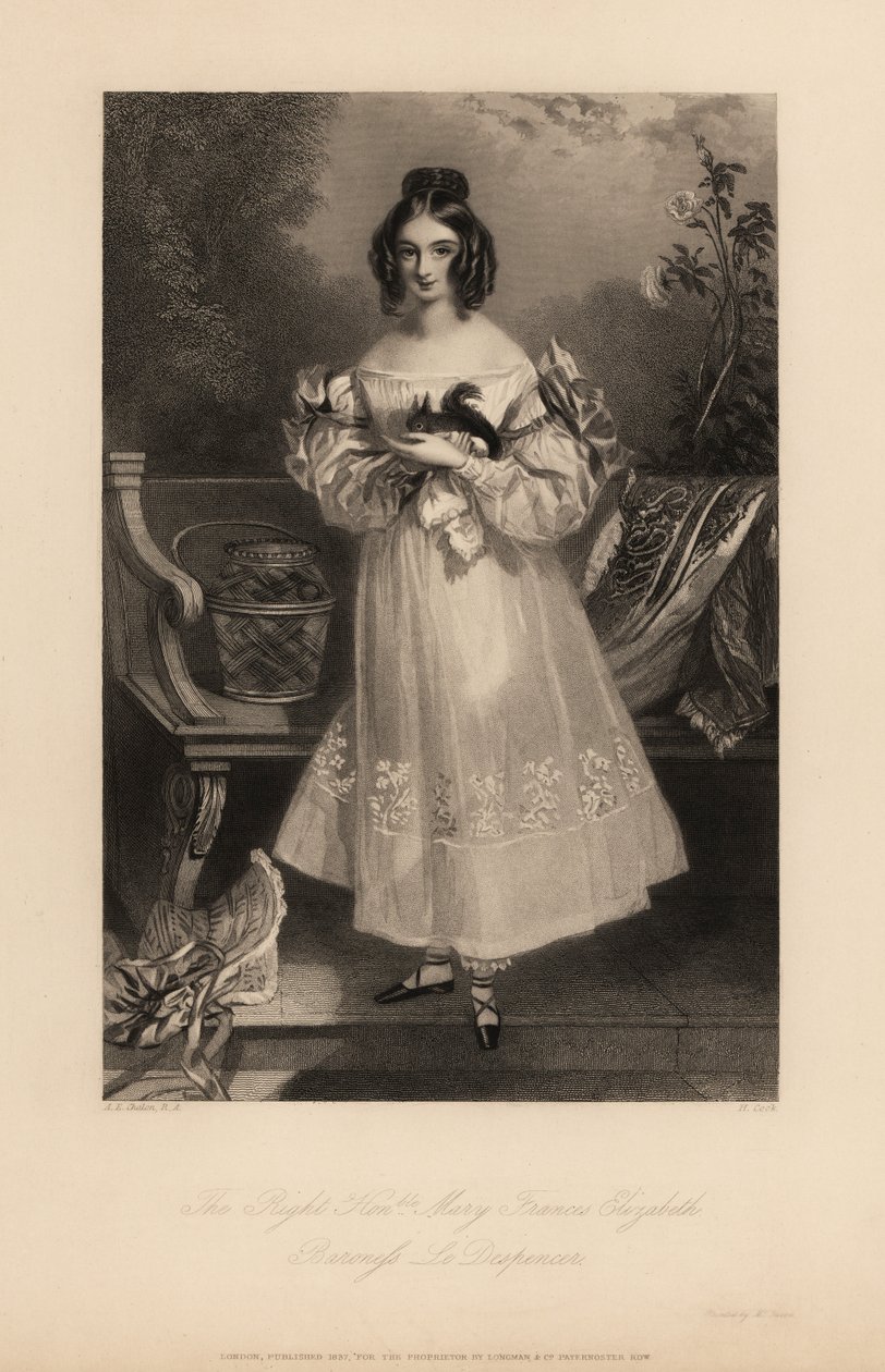 Mary Frances Elizabeth Stapleton - Alfred Edward (after) Chalon