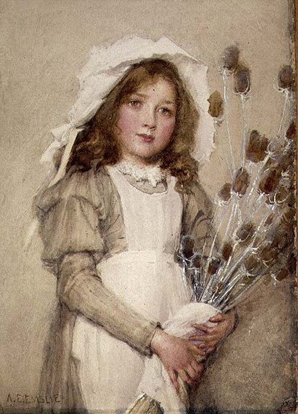 Un bouquet de cardères - Alfred Edward Emslie