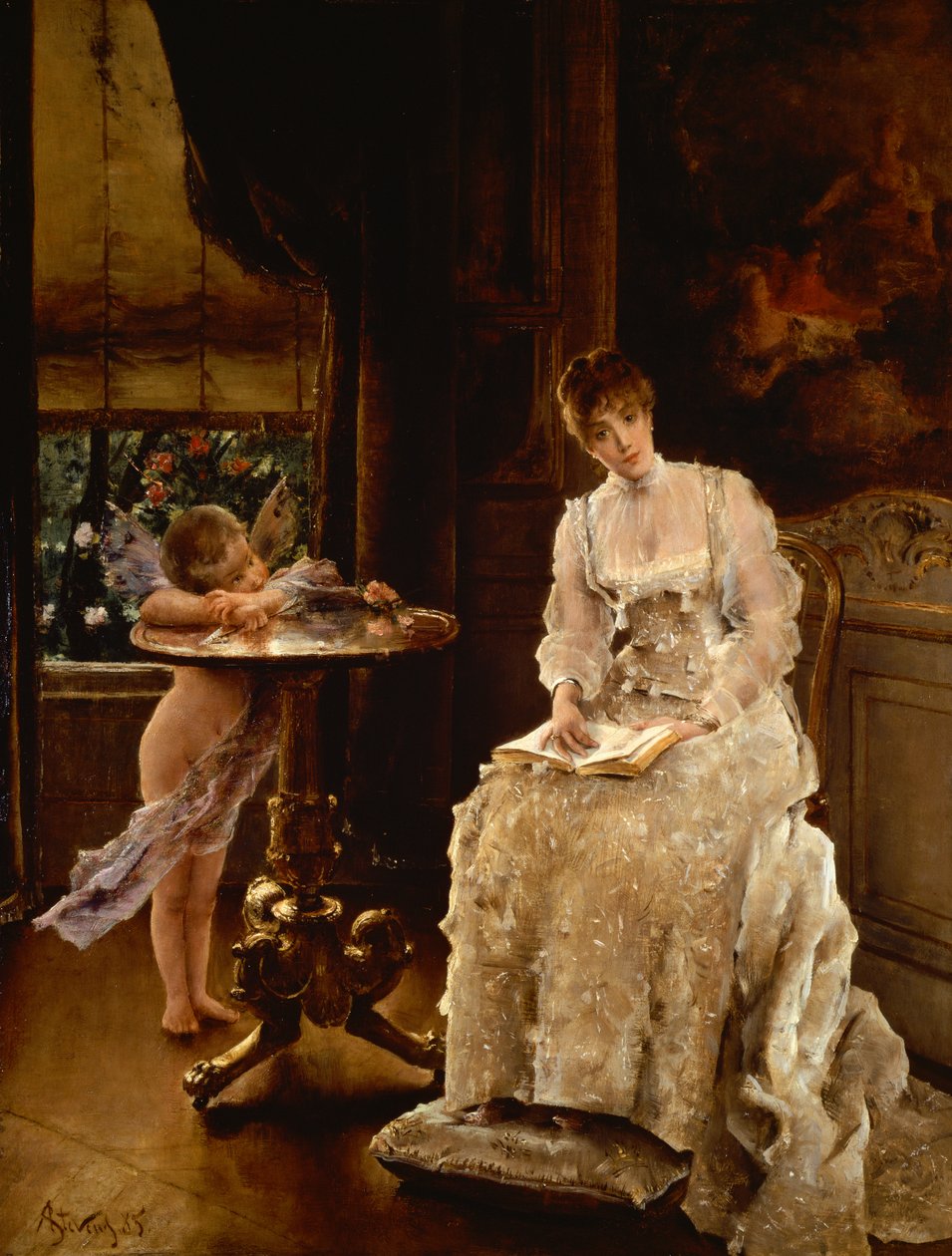 Rêverie - Alfred Emile Stevens