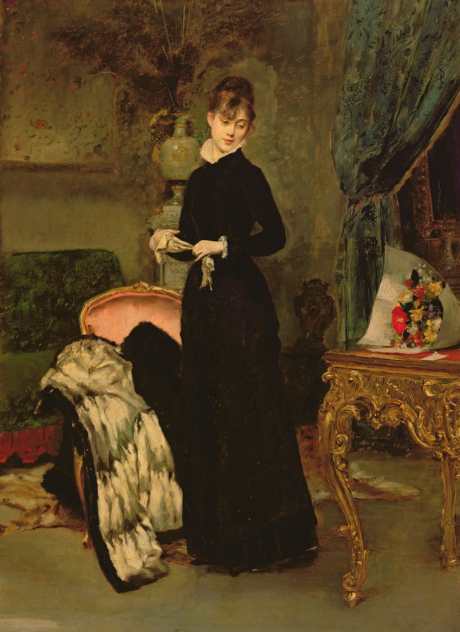 Portrait de Mlle. de Rohan - Alfred Emile Stevens