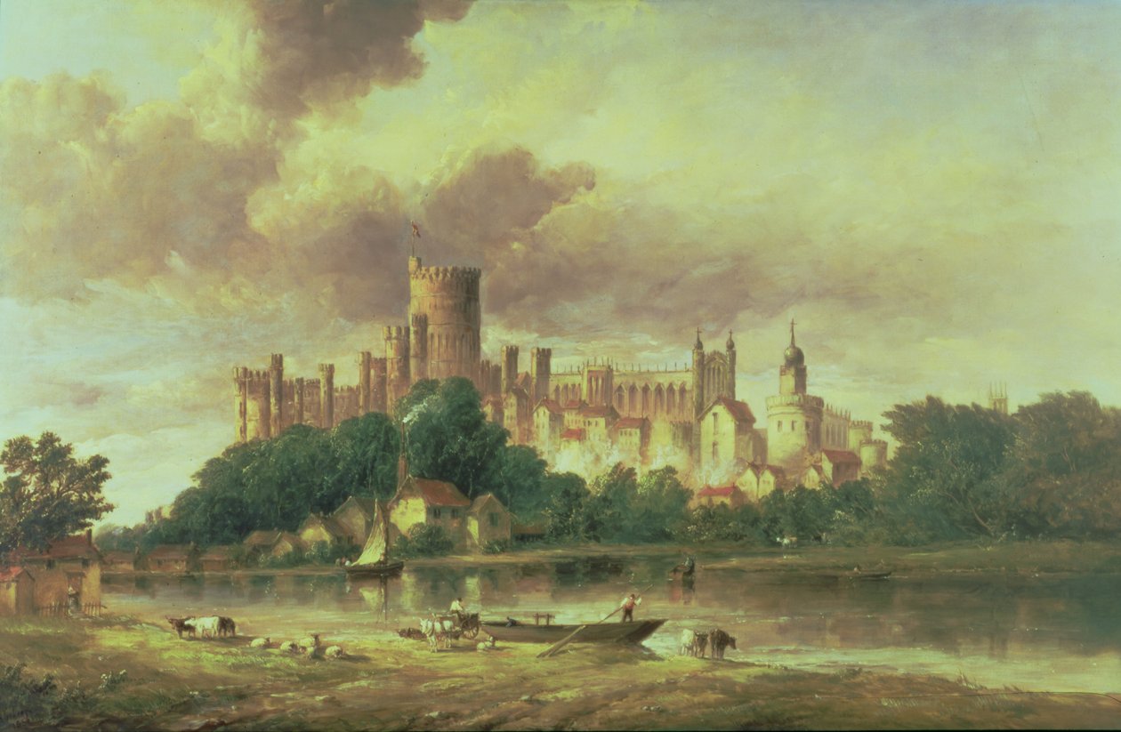 Vue du Château de Windsor - Alfred Gomersal Vickers