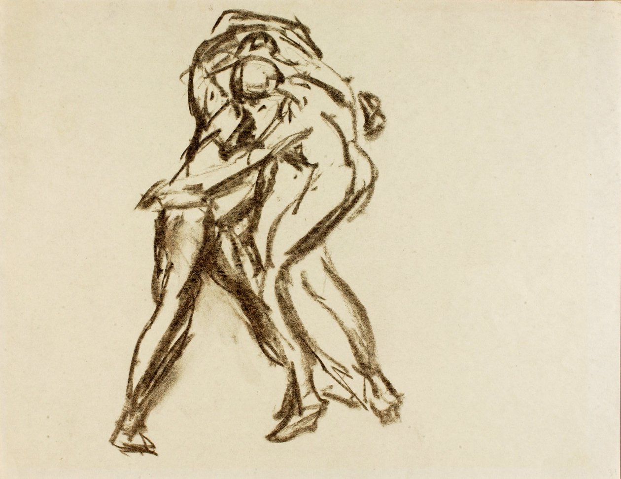 Deux figures en action - Alfred H. Maurer