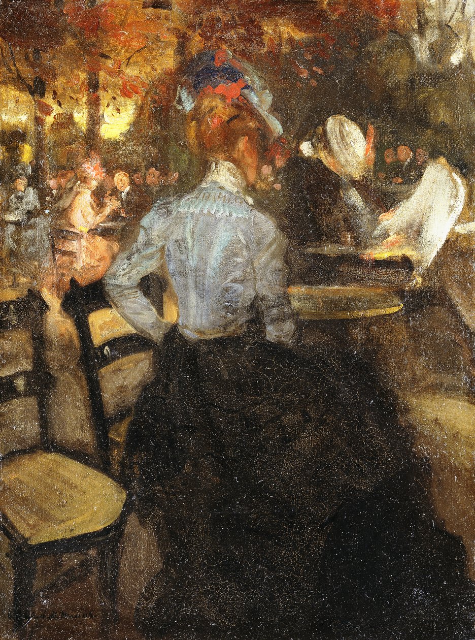 Le café - Alfred Henry Maurer