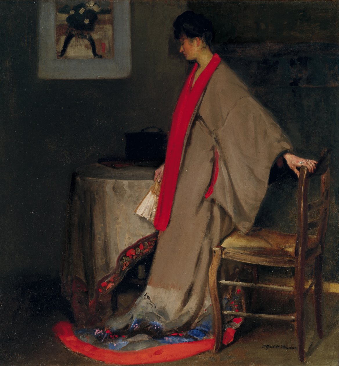 Jeune femme en kimono, vers 1901 - Alfred Henry Maurer