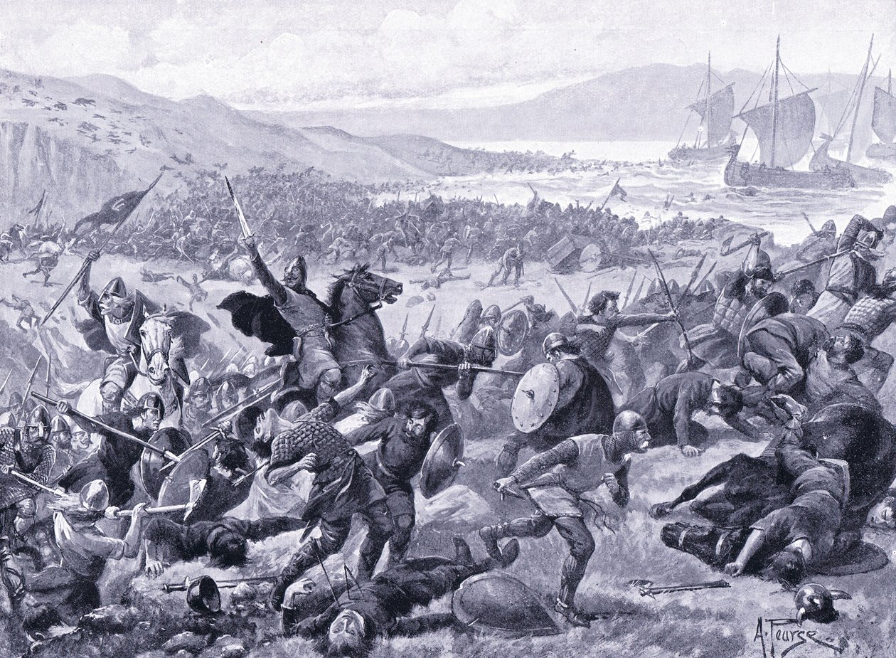 La grande bataille de Brunanburgh en 937 après J.-C. - Alfred Pearse