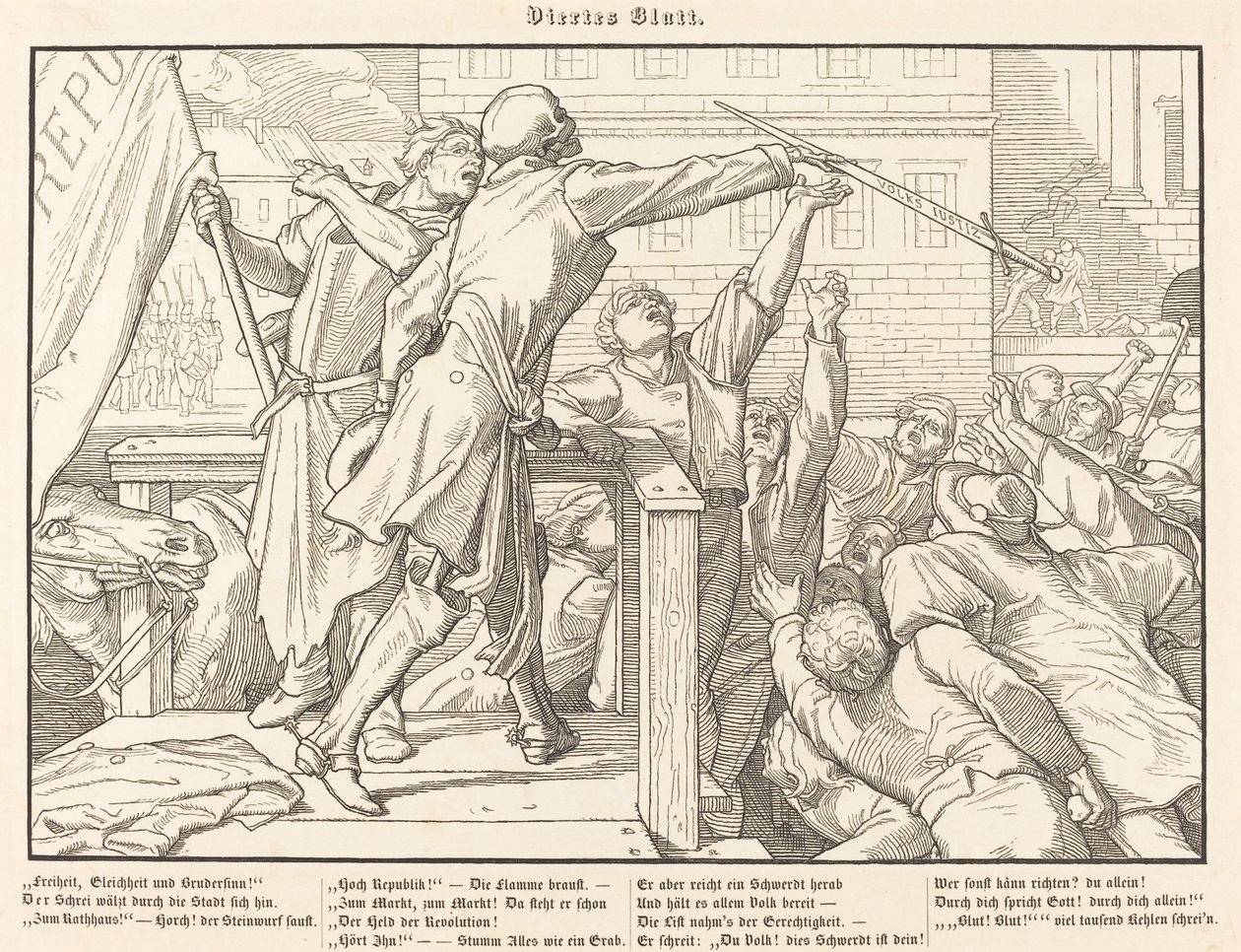 Auch ein Todtentanz IV - Alfred Rethel