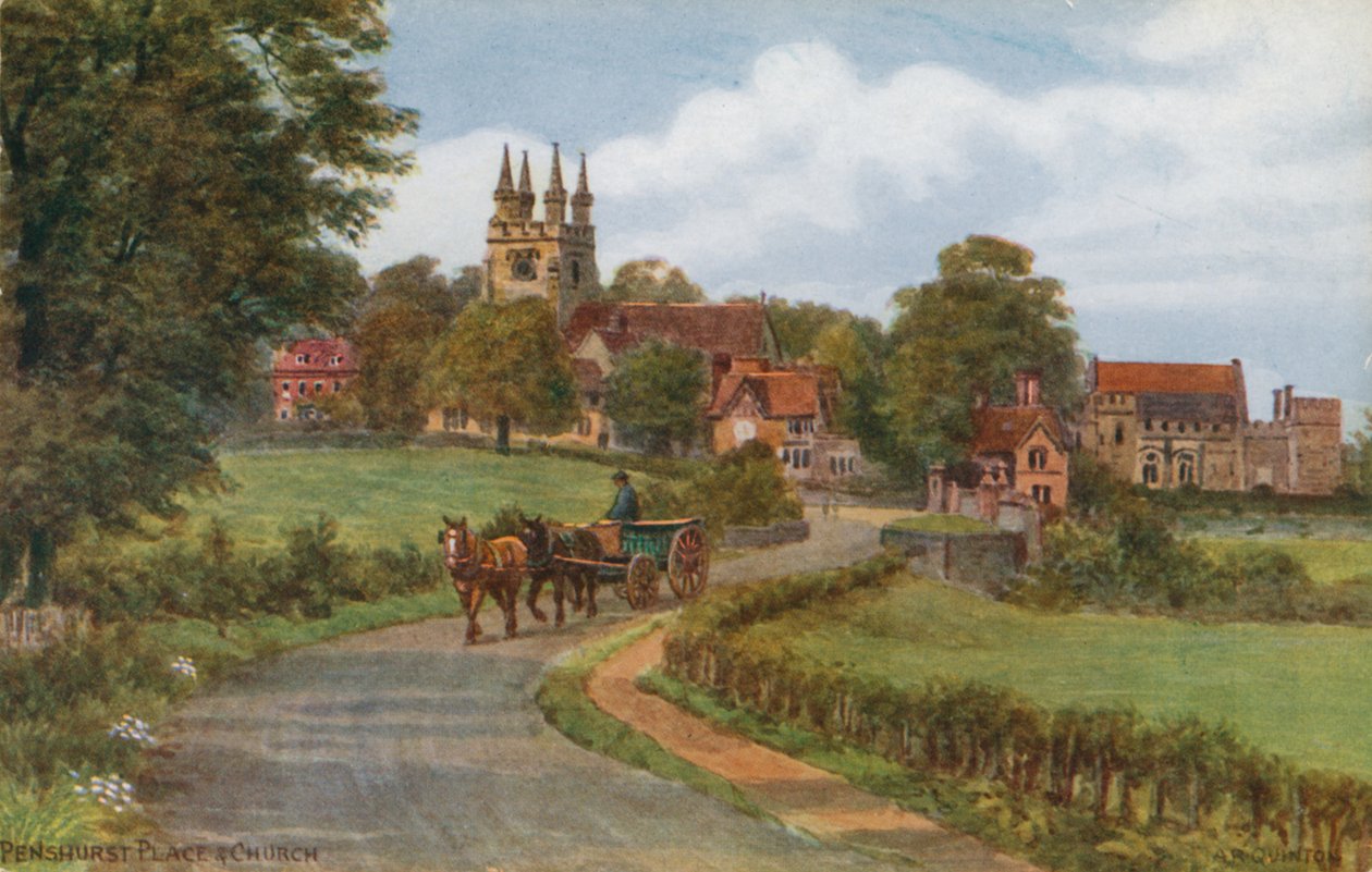 Penhurst Place et Église - Alfred Robert Quinton