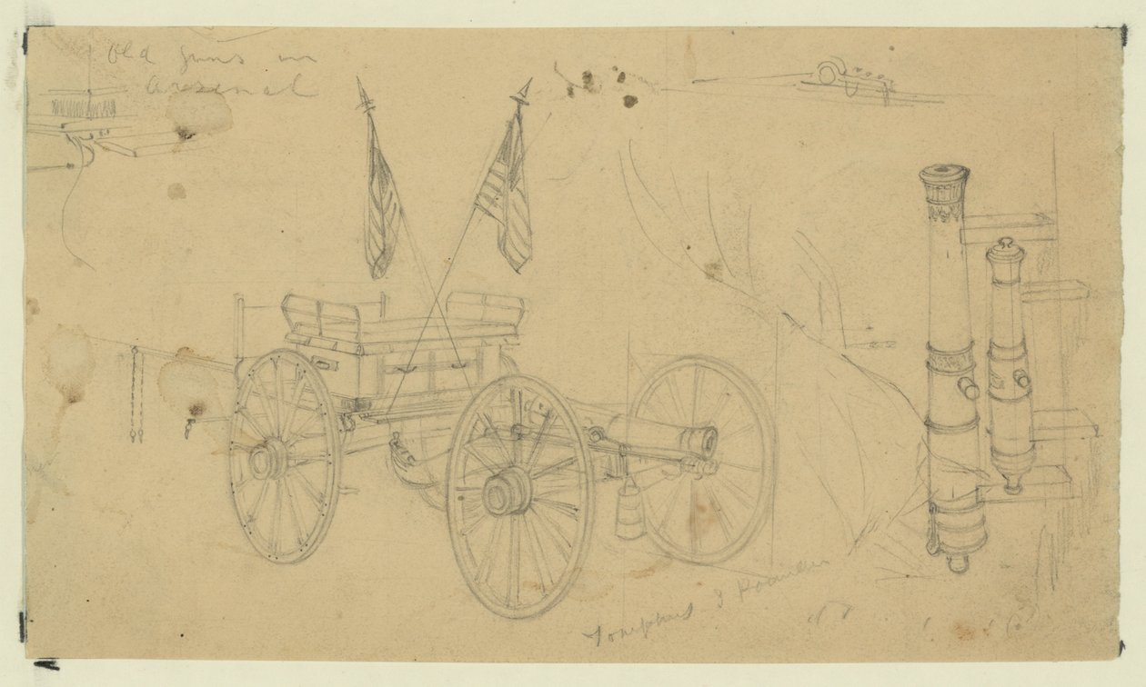 Vieux canons dans l