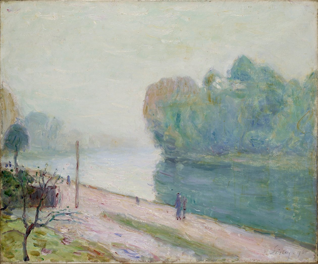 Un méandre de la rivière Loing - Alfred Sisley