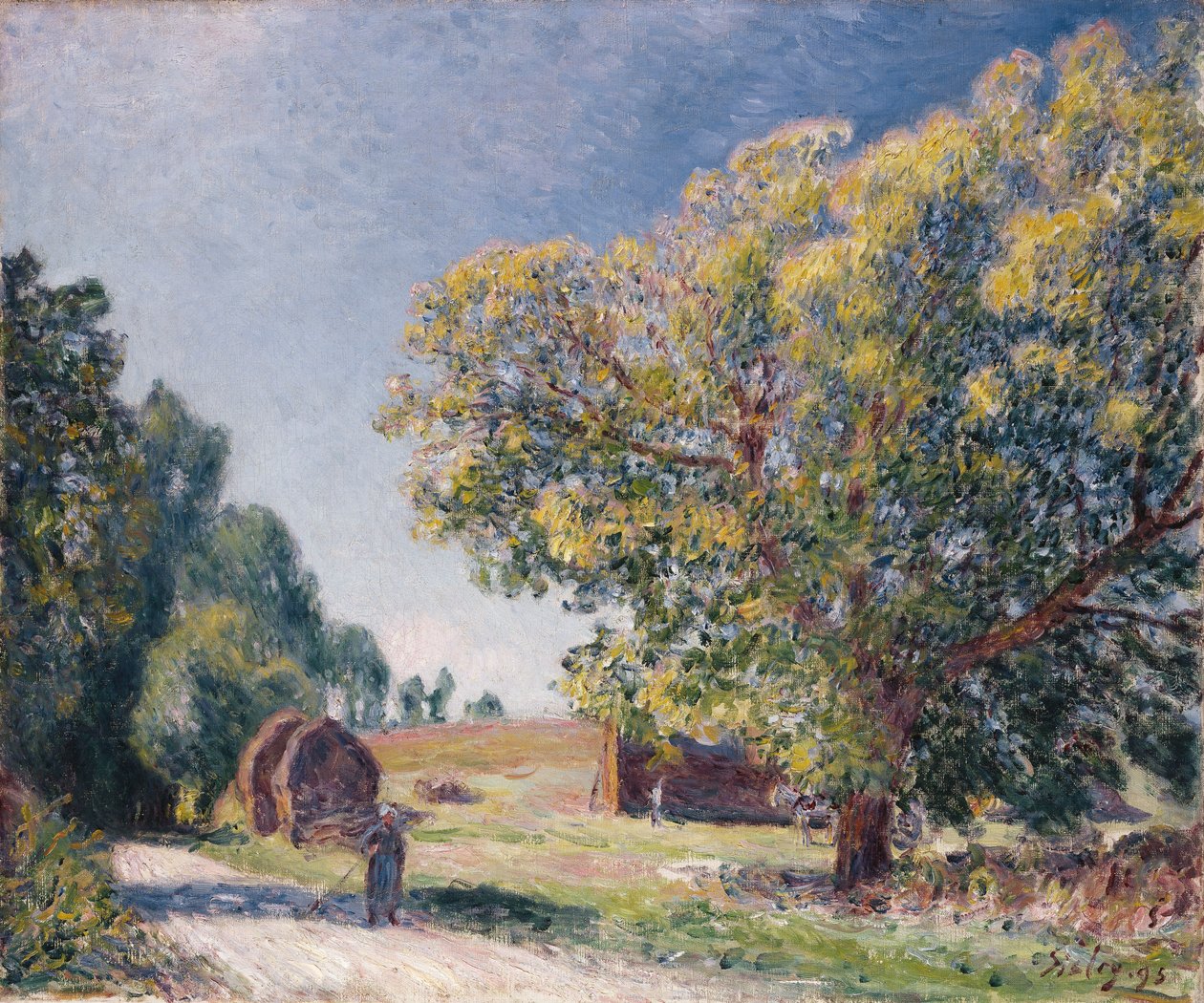 Une clairière dans une forêt, 1895 - Alfred Sisley