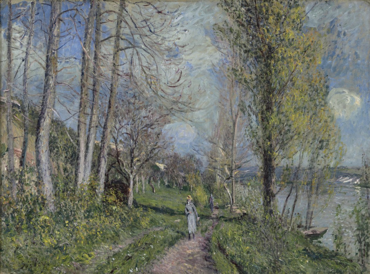 Rives de la Seine, vers 1880-81 - Alfred Sisley