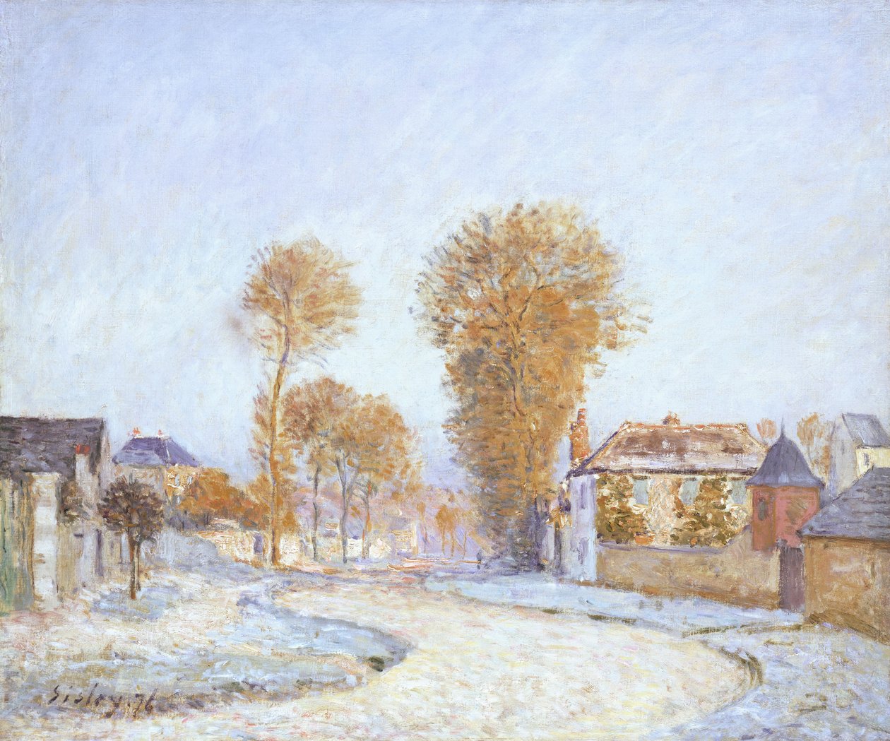 Première gelée - Alfred Sisley