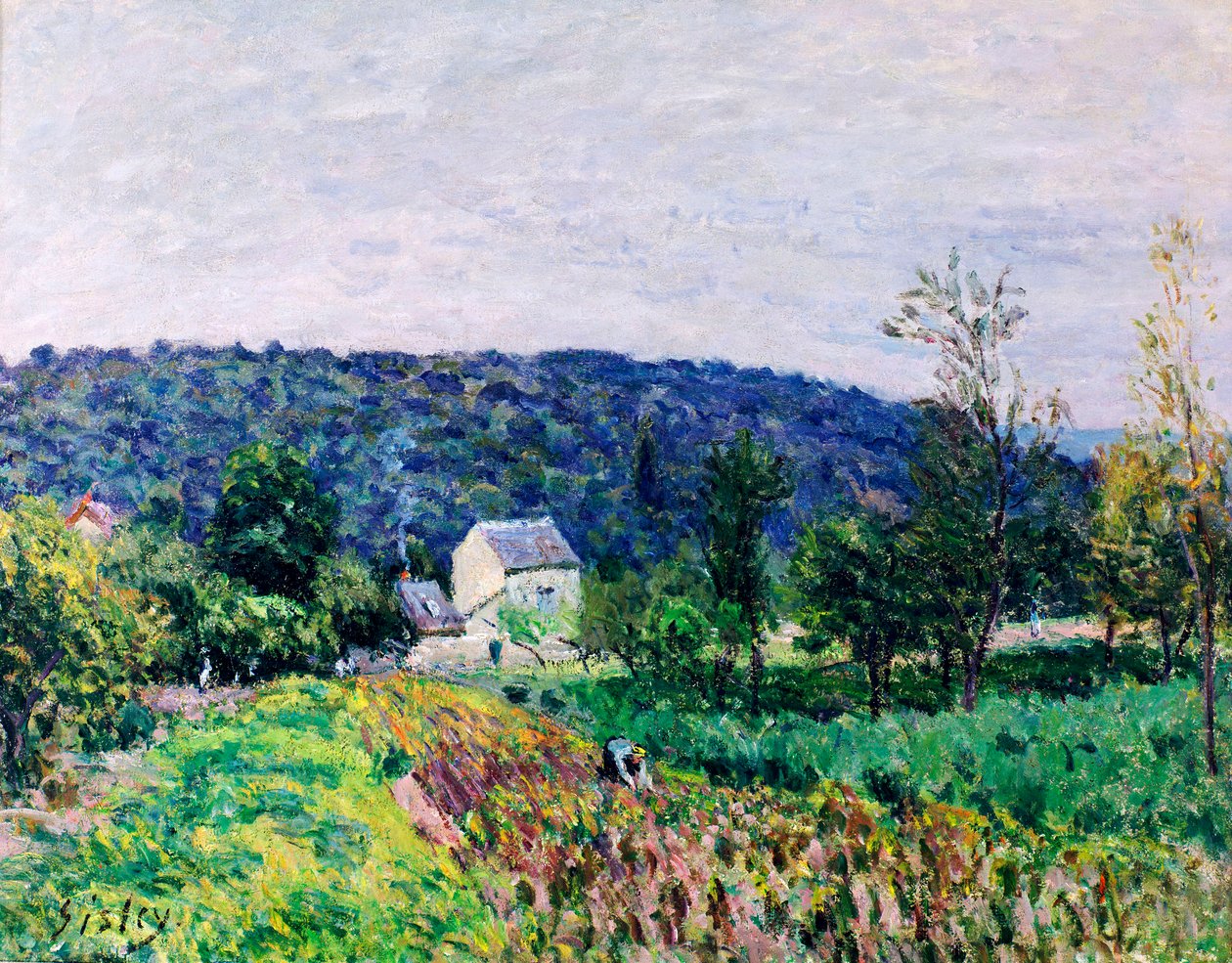 Collines entourant Paris, 1879 - Alfred Sisley