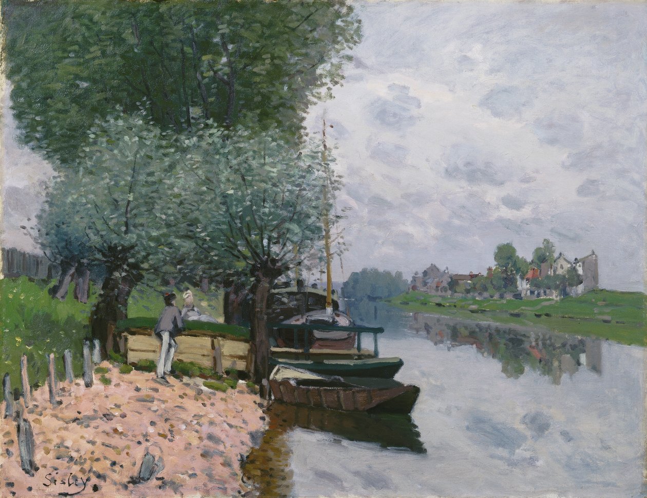 La Seine à Bougival - Alfred Sisley