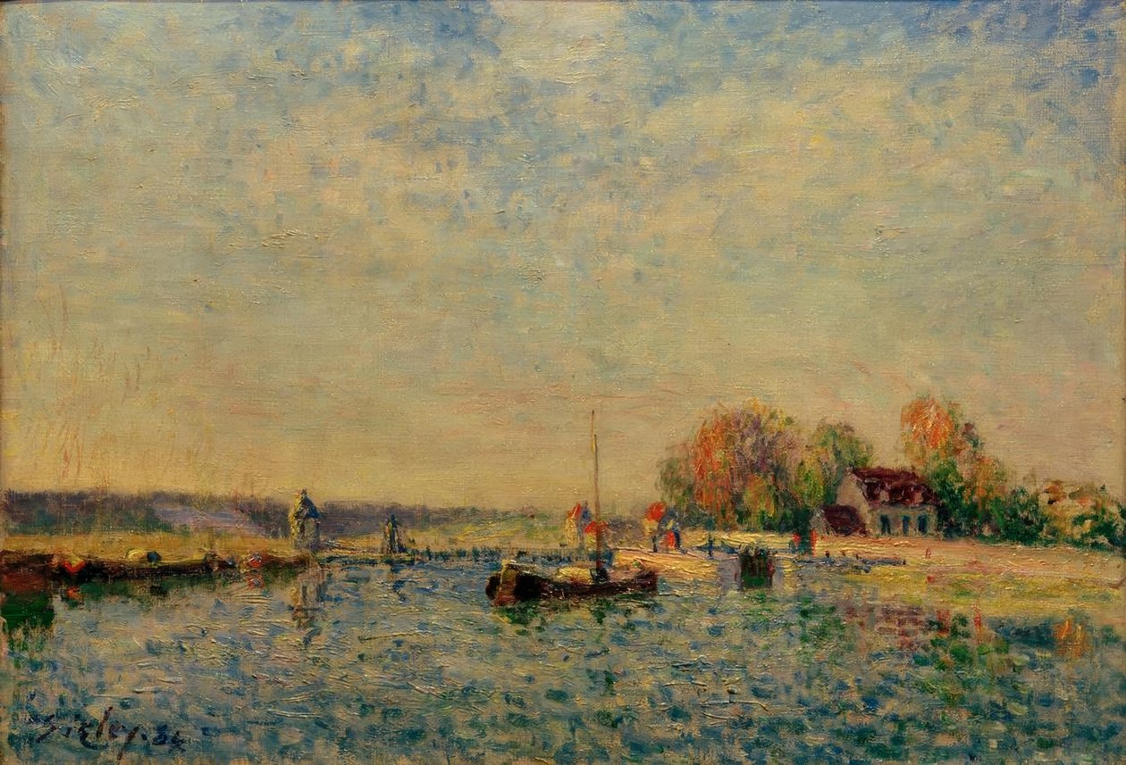 Le Canal du Loing - Alfred Sisley
