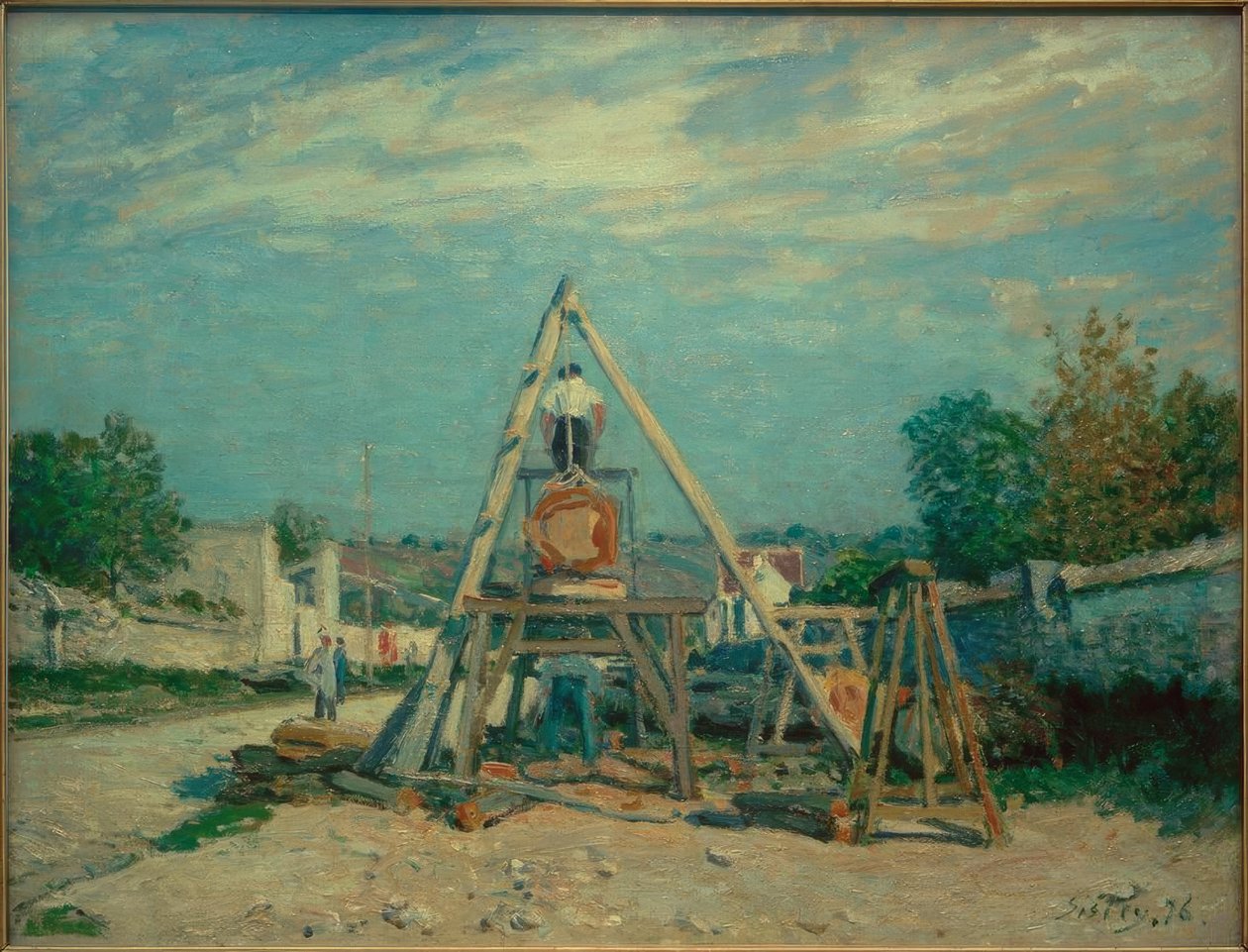Les Scieurs de long - Alfred Sisley