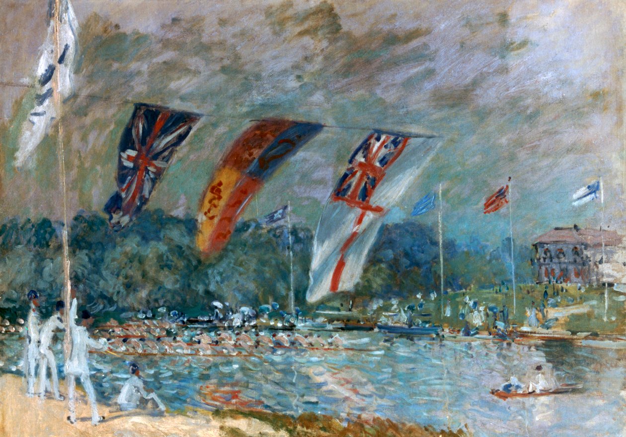 Régate à Molesey, 1874 - Alfred Sisley